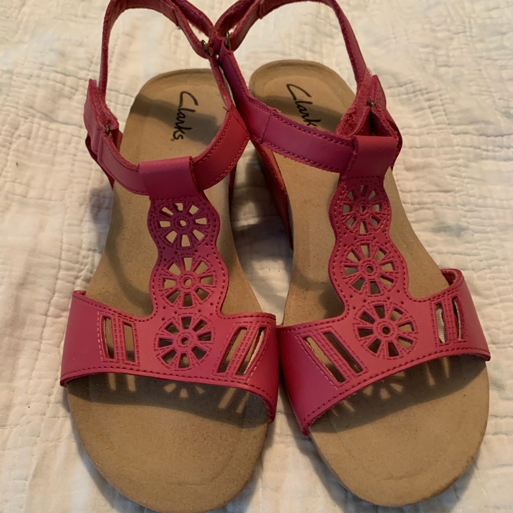 Clarks New Pink Sandals